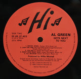 Al Green : Al Green Gets Next To You (LP, Album, RE)