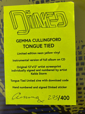 Gemma Cullingford : Tongue Tied (Ltd, Num + LP, Album, Neo + CD, Album)
