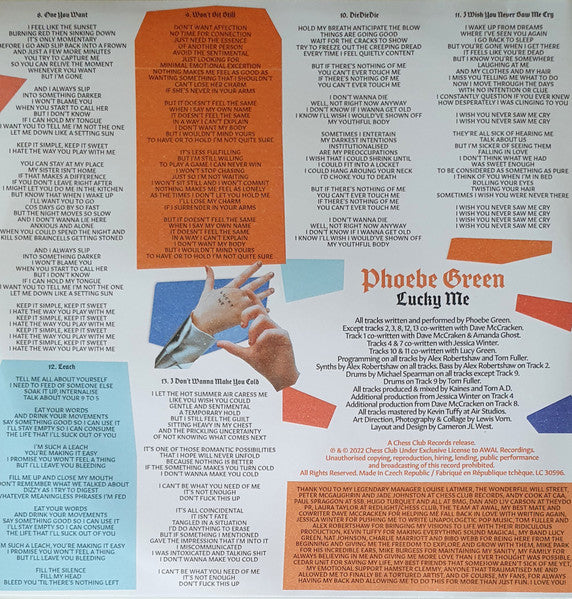 Phoebe Green (2) : Lucky Me (LP, Album, Ltd, Whi)