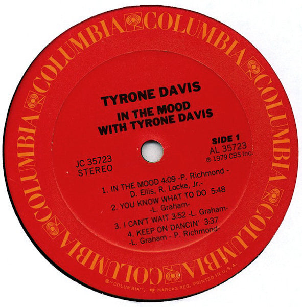Tyrone Davis : In The Mood With Tyrone Davis (LP, Album, San)