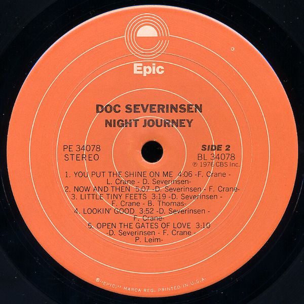 Doc Severinsen : Night Journey (LP, Album, Ter)