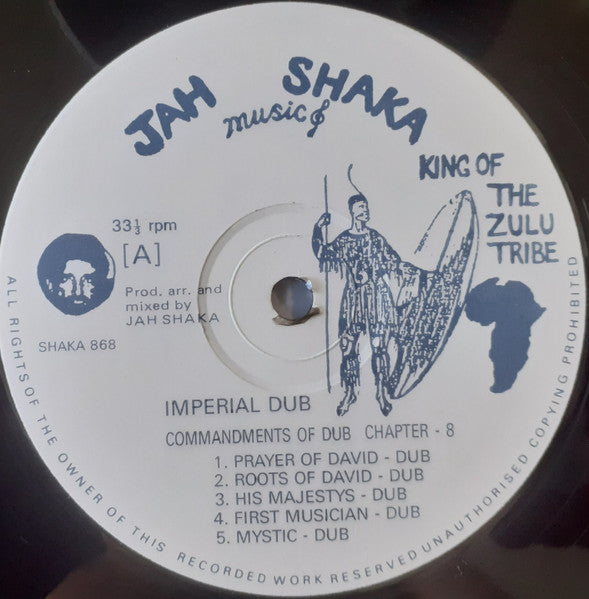 Jah Shaka : Commandments Of Dub Chapter 8 - Imperial Dub (LP)