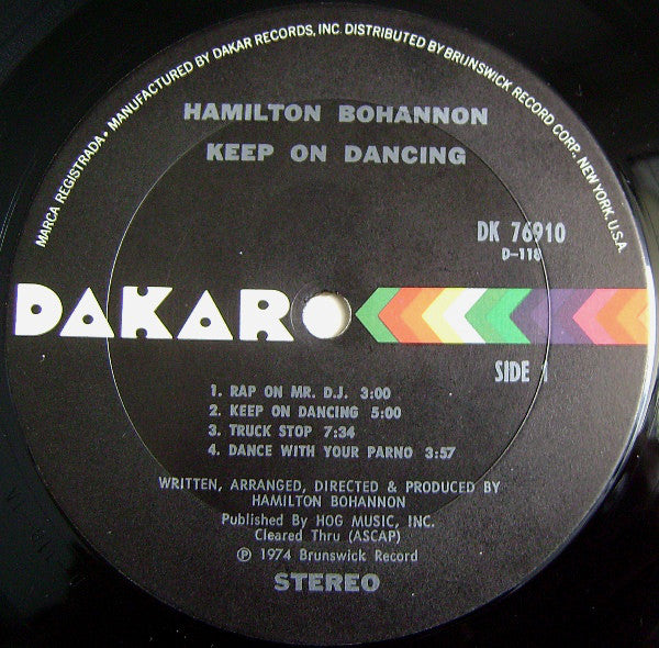 Bohannon* : Keep On Dancin' (LP, Album)