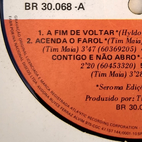 Tim Maia : Disco Club (LP, Album)