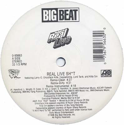 Real Live : Real Live Sh*t (Remix) (12")