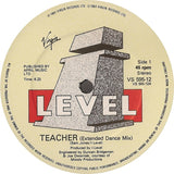 I-Level : Teacher (Extended Dance Mix) (12", Single)