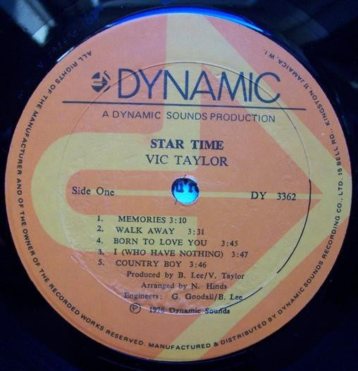 Vic Taylor : Star Time (LP, Album)