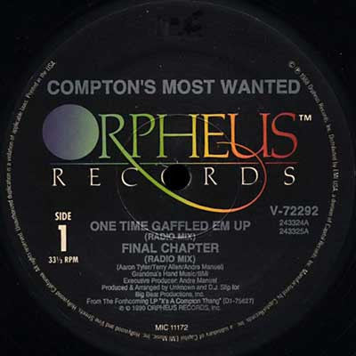 CMW : One Time Gaffled Em Up (12")
