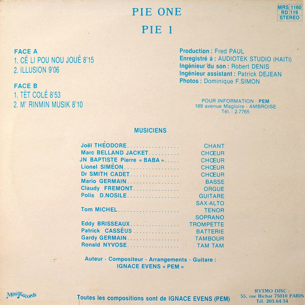 Pie 1 : Pie One (LP, Album)