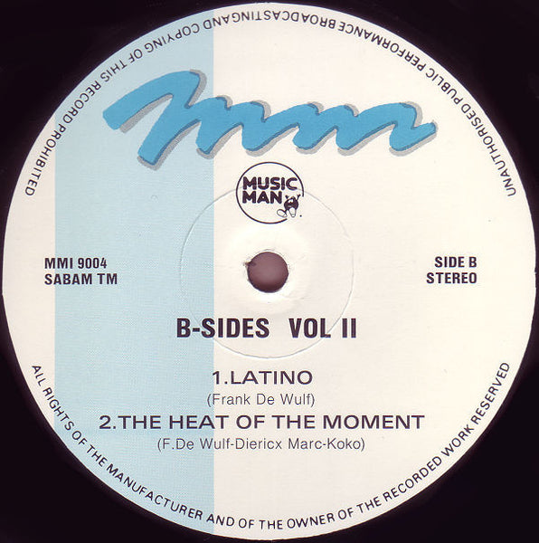 Frank De Wulf : The B-Sides Volume Two (12")