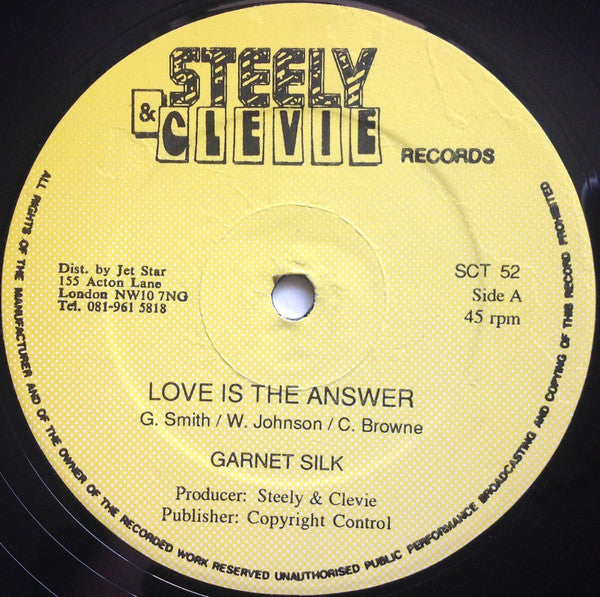 Garnett Silk : Love Is The Answer (12")