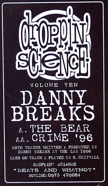 Danny Breaks : Droppin' Science Volume 10 (12")