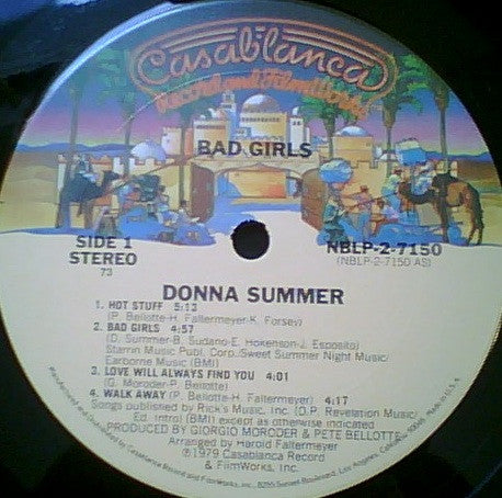 Donna Summer : Bad Girls (2xLP, Album, Club, CRC)