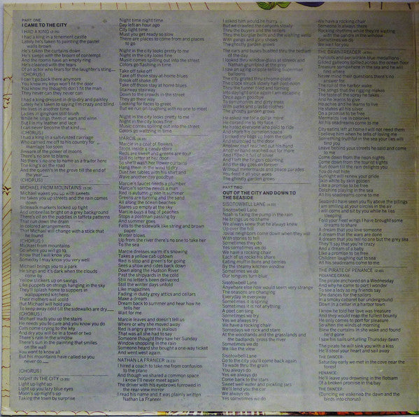 Joni Mitchell : Song To A Seagull (LP, Album, RE, Pit)