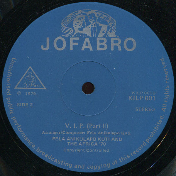 Fẹla Aníkúlápó Kuti* & Africa '70* : V.I.P. (Vagabonds In Power) - Live In Berlin Vol. 1 (LP, Album)