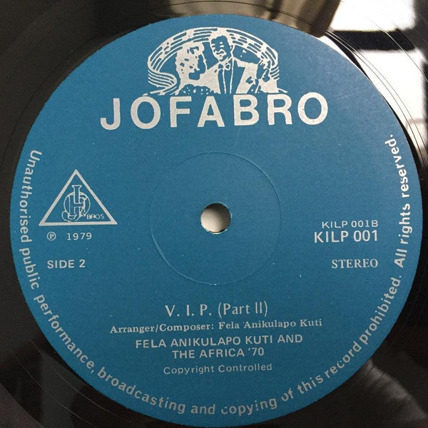 Fẹla Aníkúlápó Kuti* & Africa '70* : V.I.P. (Vagabonds In Power) - Live In Berlin Vol. 1 (LP, Album)