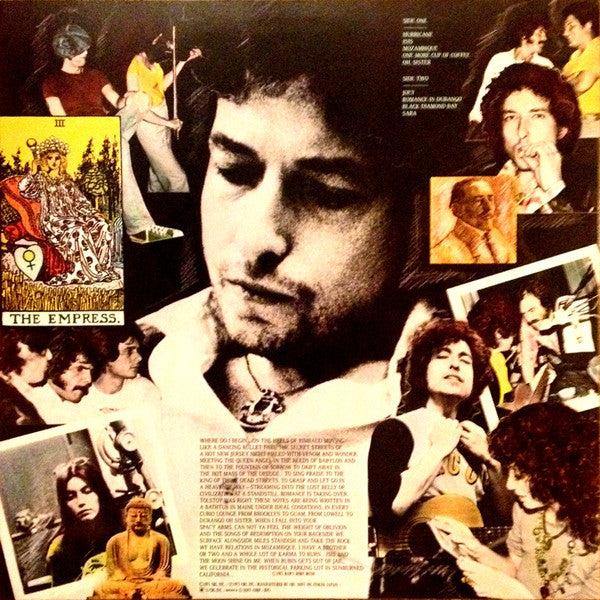 Bob Dylan = ボブ・ディラン* : Desire = 欲望 (LP, Album, RE)