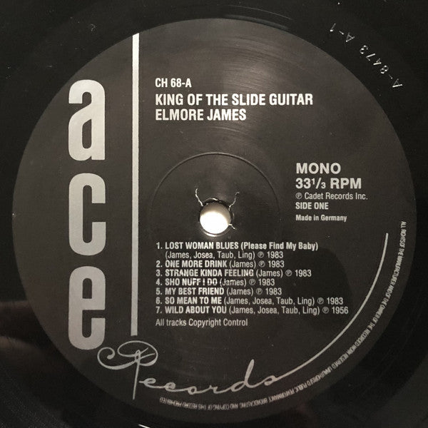 Elmore James : King Of The Slide Guitar (LP, Mono)