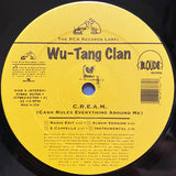 Wu-Tang Clan : C.R.E.A.M. (Cash Rules Everything Around Me) (12", Yel)