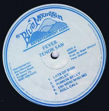 Tenor Saw : Fever (LP, Album)