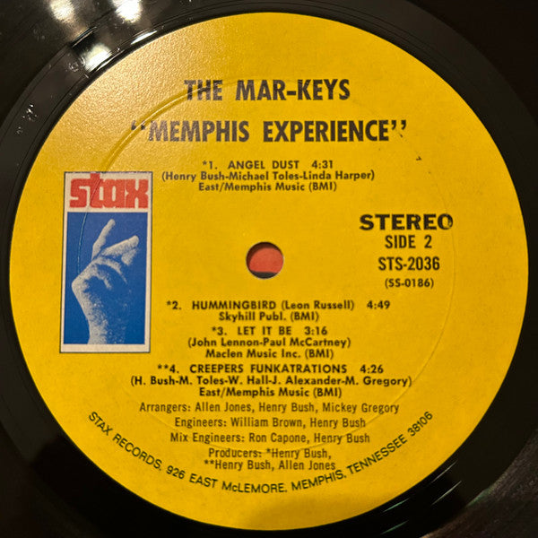 The Mar-Keys : Memphis Experience (LP, Album, Mon)