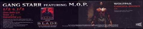 Gang Starr Featuring M.O.P. / Wolfpak : 1/2 & 1/2 / Gangsta Bounce (12")