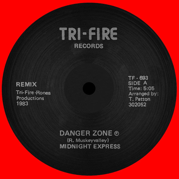 Midnight Express (3) : Danger Zone (12", RP, Red)