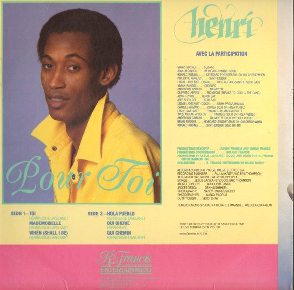 Henri de BREFECHENN : De Retour (LP)