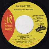 The Ronettes : Baby, I Love You / (The Best Part Of) Breakin' Up (7", Single, Mono, RE)