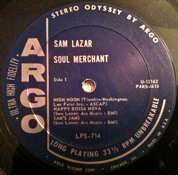 Sam Lazar : Soul Merchant (LP, Album)