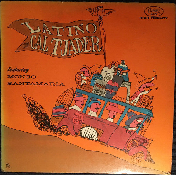 Cal Tjader Featuring Mongo Santamaria : Latino Con Cal Tjader (LP, Album, Mono, Red)