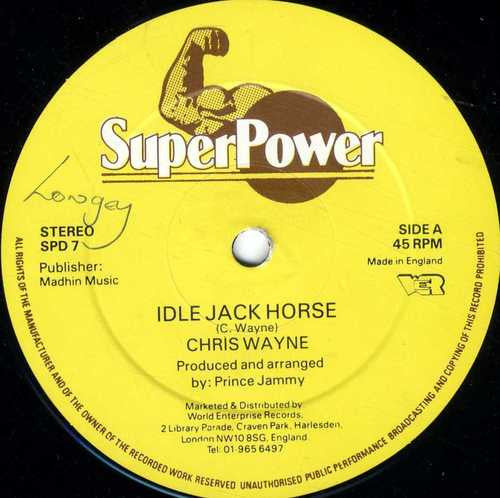 Chris Wayne : Idle Jack Horse / Dancing Floor (12")