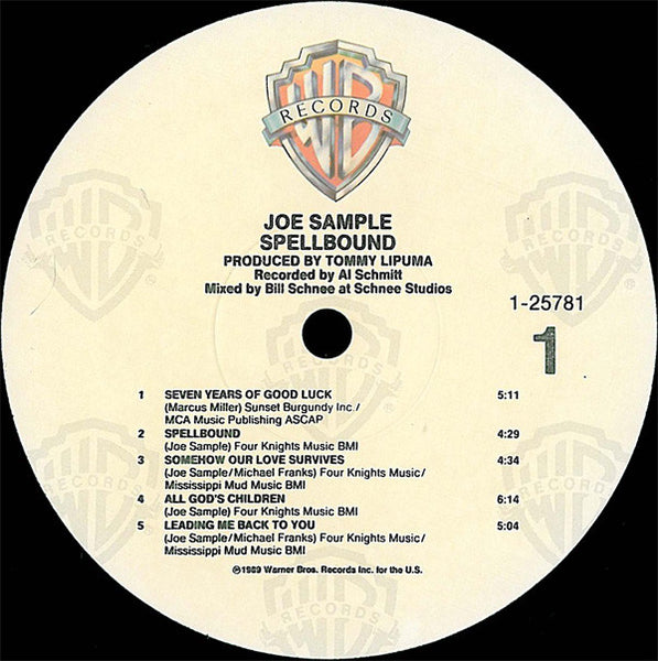Joe Sample : Spellbound (LP, Album)