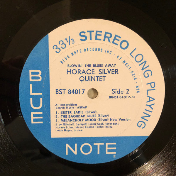 The Horace Silver Quintet & The Horace Silver Trio : Blowin' The Blues Away (LP, Album)