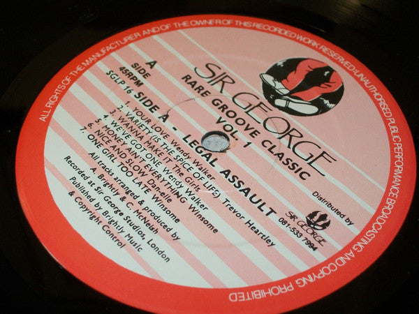 Various : Rare Groove Classic Vol. 1 (LP)