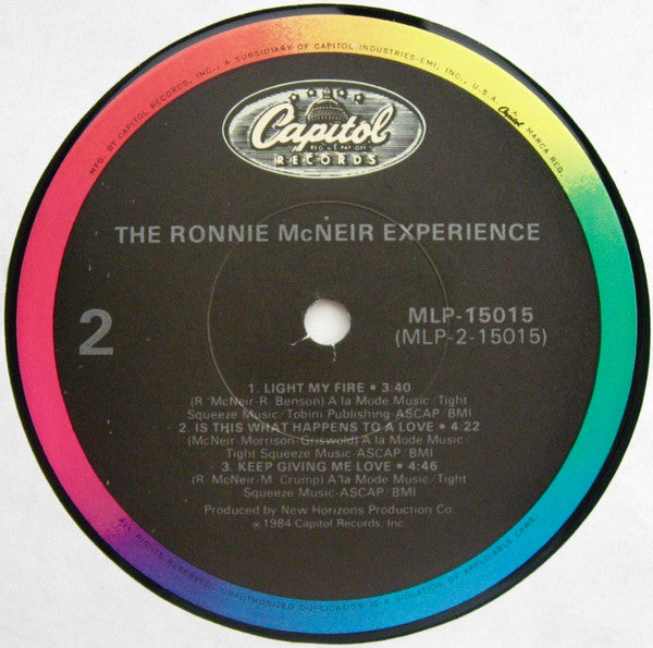 Ronnie McNeir : The Ronnie McNeir Experience (LP, MiniAlbum)