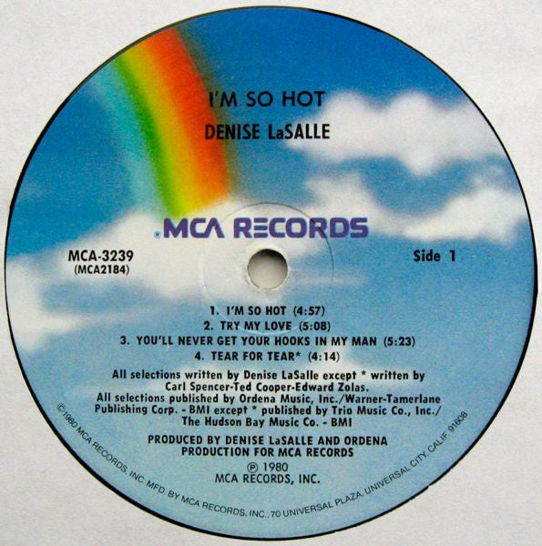 Denise LaSalle : I'm So Hot (LP, Album)