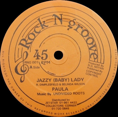 Paula (5) : Jazzy (Baby) Lady (12")