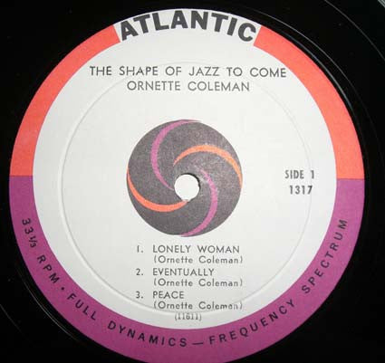 Ornette Coleman : The Shape Of Jazz To Come (LP, Album, Mono)