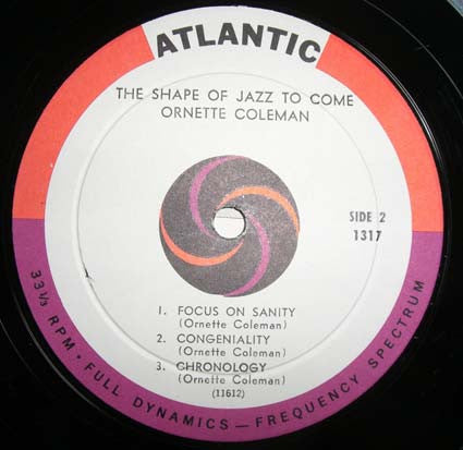 Ornette Coleman : The Shape Of Jazz To Come (LP, Album, Mono)