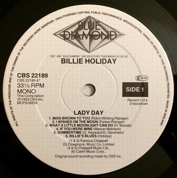 Billie Holiday : Lady Day / Lady In Satin (2xLP, Comp, Mono, RE, RM)
