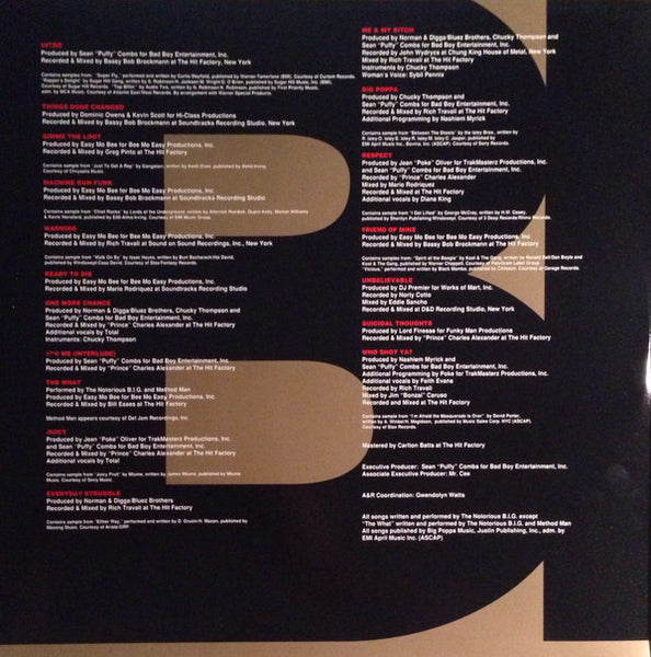 The Notorious B.I.G.* : Ready To Die (2xLP, Album, Gat)