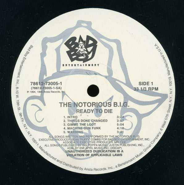 The Notorious B.I.G.* : Ready To Die (2xLP, Album, Gat)