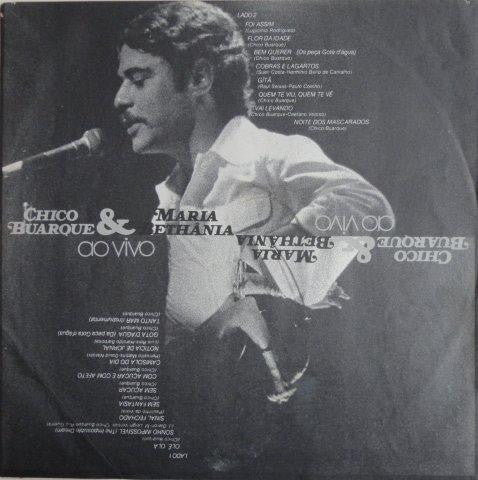Chico Buarque & Maria Bethânia : Chico Buarque & Maria Bethânia Ao Vivo (LP, Album)