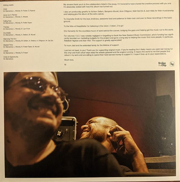 Myele Manzanza : Crisis & Opportunity (Vol​ 3) (Unfold) (LP, Album)