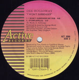 Dee Holloway : I Won't Surrender (12", Single)
