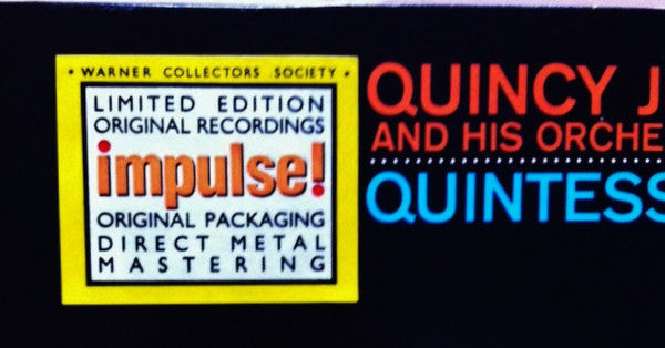 Quincy Jones And His Orchestra : The Quintessence (LP, Album, RE, RM, Gat)