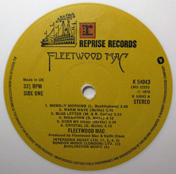 Fleetwood Mac : Fleetwood Mac (LP, Album, Ltd, RE, Whi)