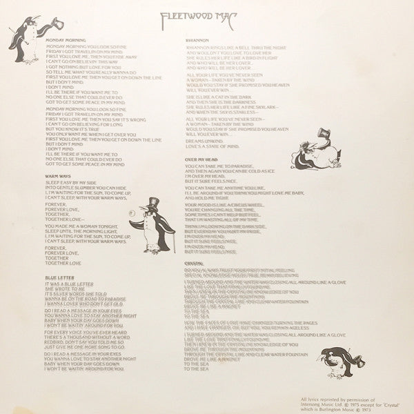 Fleetwood Mac : Fleetwood Mac (LP, Album, Ltd, RE, Whi)