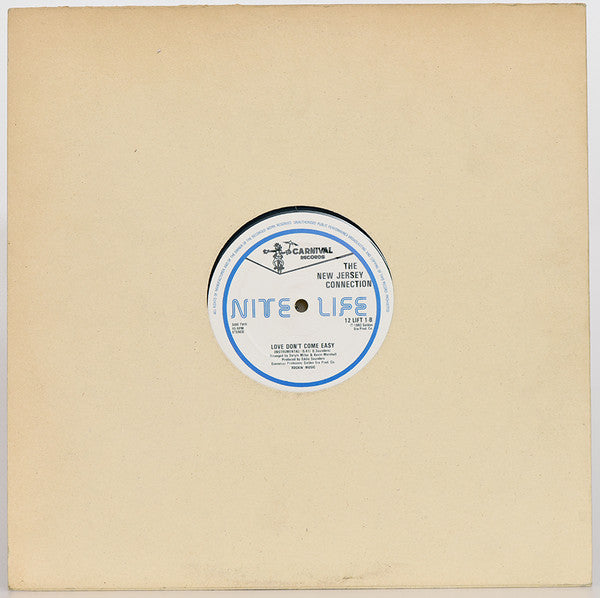 The New Jersey Connection : Love Don't Come Easy (12", Single)